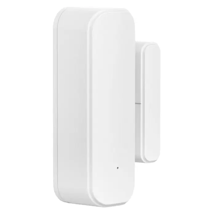 Hama Funk-Fensterkontakt 00176663 für Türen Fenster Garagen Zigbee magnetisch - Weiß - Weißer zweiteiliger Smart Home Tür-/Fenstersensor aus Kunststoff.