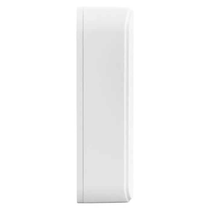 Hama Funk-Fensterkontakt 00176663 für Türen Fenster Garagen Zigbee magnetisch - Weiß - Weißes, rechteckiges Kunststoffgehäuse mit sanft abgerundeten Kanten.