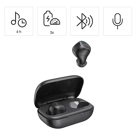 Hama  Kopfhörer 00184172 Bluetooth "Spirit Chop II" True Wireless In-Ear Equalizer
