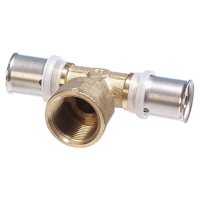 T-komad za Pex cijevi (Promjer: 20 mm, Unutarnji navoj: ½″)