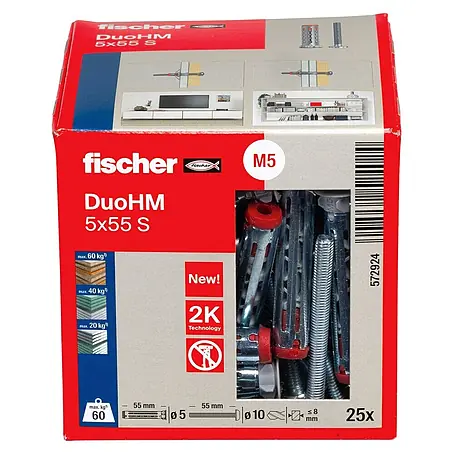 Fischer  Hohlraumdübel DuoHM 5x55 S TX