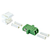 Schwaiger Netzwerk-Stecker Glasfaser Keystone-Adapter LC-Duplex (Weiß) | BAUHAUS