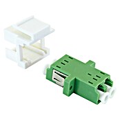 Schwaiger Netzwerk-Stecker Glasfaser Keystone-Adapter LC-Duplex (Weiß) | BAUHAUS