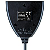 Schwaiger HDMI-Umschalter Manueller 2-Port HDMI Switch / Umschalter mit Kabel (Schwarz) | BAUHAUS