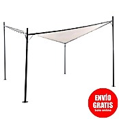 Sunfun Pérgola estándar Nassau (An x Pr: 400 x 400 cm, Color del techo: Taupe, Material del armazón: Acero) | BAUHAUS