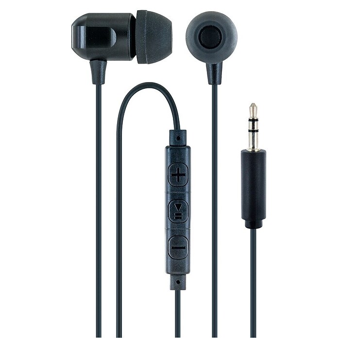 Schwaiger In Ear Kopfhörer In-Ear Kopfhörer mit 3,5 mm Klinken-Stecker (Schwarz) | BAUHAUS