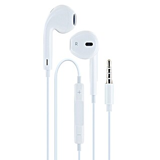 Schwaiger In Ear Kopfhörer In-Ear Kopfhörer mit 3,5 mm Klinken-Stecker (Weiß)