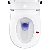 Taza de WC Japonés Smart Beta (Sin borde de descarga, Salida WC: Vertical, Blanco) | BAUHAUS