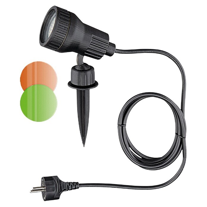 Starlux Led-tuinstraler (1 lampen, 3 W, Grondpen, IP44, Led)