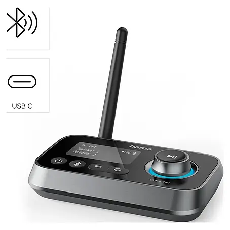 Hama  Radio 00205322 "Link.it duo" Sender u. Empfänger Bluetooth nachrüsten