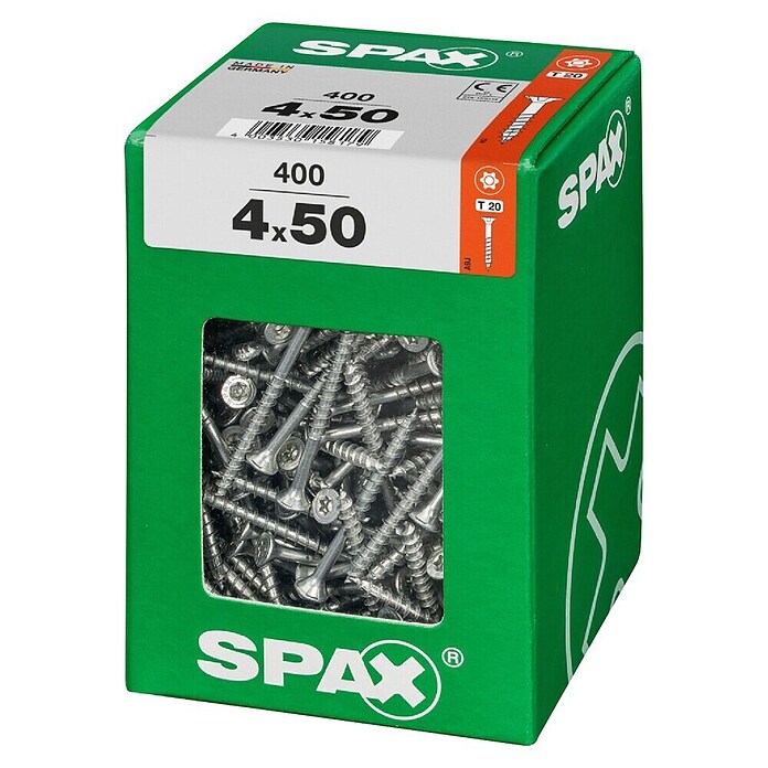 Spax T-Star plus Univerzalni vijak T-Star plus  (Ø x Do: 4 x 50 mm, Površina WIROX, T-Star plus, 400 kos) | 1046 - Mehrzweckschrauben verpackt | AADB - Schrauben verpackt | AAD - Kleineisenwaren | AA - Eisenwaren | A - Eisenwaren | BAUHAUS