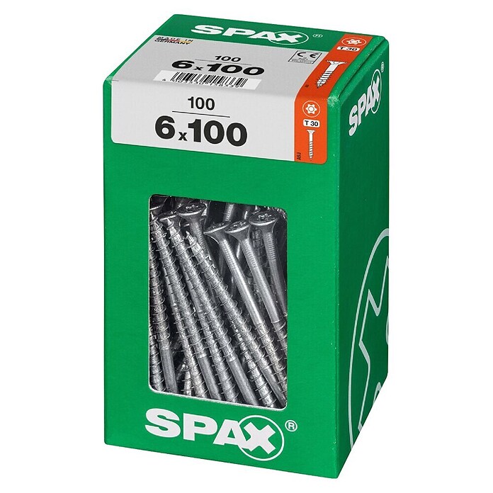 Spax T-Star plus Univerzalni vijak T-Star plus  (Ø x Do: 6 x 100 mm, Površina WIROX, T-Star plus, 100 kos) | 1046 - Mehrzweckschrauben verpackt | AADB - Schrauben verpackt | AAD - Kleineisenwaren | AA - Eisenwaren | A - Eisenwaren | BAUHAUS