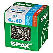 Spax T-Star plus Vijak z vgrezno glavo nerjaveči  (Ø x Do: 4,5 x 60 mm, Nerjavno jeklo, 150 kos, Delni navoj) | 1046 - Mehrzweckschrauben verpackt | AADB - Schrauben verpackt | AAD - Kleineisenwaren | AA - Eisenwaren | A - Eisenwaren | BAUHAUS