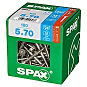 Spax T-Star plus Vijak z vgrezno glavo nerjaveči  (Ø x Do: 5 x 70 mm, Nerjavno jeklo, 100 kos, Delni navoj) | 1046 - Mehrzweckschrauben verpackt | AADB - Schrauben verpackt | AAD - Kleineisenwaren | AA - Eisenwaren | A - Eisenwaren | BAUHAUS