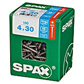 Spax T-Star plus Vijak z vgrezno glavo nerjaveči  (Ø x Do: 4 x 30 mm, Nerjavno jeklo, 150 kos, Delni navoj) | 1046 - Mehrzweckschrauben verpackt | AADB - Schrauben verpackt | AAD - Kleineisenwaren | AA - Eisenwaren | A - Eisenwaren | BAUHAUS