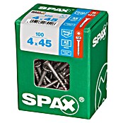 Spax T-Star plus Vijak z vgrezno glavo nerjaveči  (Ø x Do: 4 x 45 mm, Nerjavno jeklo, 100 kos, Delni navoj) | 1046 - Mehrzweckschrauben verpackt | AADB - Schrauben verpackt | AAD - Kleineisenwaren | AA - Eisenwaren | A - Eisenwaren | BAUHAUS