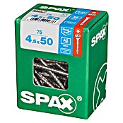 Spax T-Star plus Vijak z vgrezno glavo nerjaveči  (Ø x Do: 4,5 x 50 mm, Nerjavno jeklo, 75 kos, Delni navoj) | 1046 - Mehrzweckschrauben verpackt | AADB - Schrauben verpackt | AAD - Kleineisenwaren | AA - Eisenwaren | A - Eisenwaren | BAUHAUS