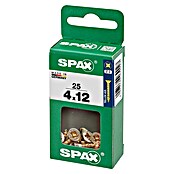 Spax Univerzalni vijak  (4 x 12 mm, Celotni navoj, 25 kos) | 1046 - Mehrzweckschrauben verpackt | AADB - Schrauben verpackt | AAD - Kleineisenwaren | AA - Eisenwaren | A - Eisenwaren | BAUHAUS