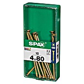 Spax Univerzalni vijak  (4 x 80 mm, Celotni navoj, 10 kos) | 1046 - Mehrzweckschrauben verpackt | AADB - Schrauben verpackt | AAD - Kleineisenwaren | AA - Eisenwaren | A - Eisenwaren | BAUHAUS