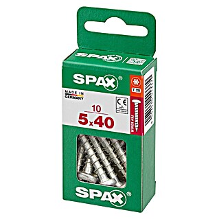 Spax Vijak z lečasto glavo (5 x 40 mm, Pocinkano, 10 kos, TX za pogone Torx)