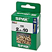 Spax Univerzalni vijak  (2,5 x 10 mm, Celotni navoj, 100 kos) | 1046 - Mehrzweckschrauben verpackt | AADB - Schrauben verpackt | AAD - Kleineisenwaren | AA - Eisenwaren | A - Eisenwaren | BAUHAUS