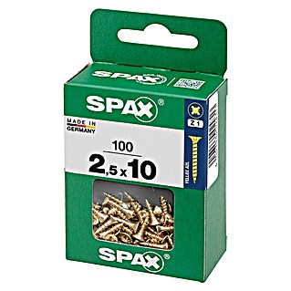 Spax Univerzalni vijak (2,5 x 10 mm, Celotni navoj, 100 kos)