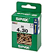 Spax Univerzalni vijak  (4 x 30 mm, Celotni navoj, 50 kos) | 1046 - Mehrzweckschrauben verpackt | AADB - Schrauben verpackt | AAD - Kleineisenwaren | AA - Eisenwaren | A - Eisenwaren | BAUHAUS
