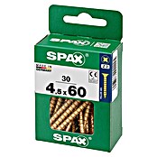 Spax Univerzalni vijak  (4,5 x 60 mm, Celotni navoj, 30 kos) | 1046 - Mehrzweckschrauben verpackt | AADB - Schrauben verpackt | AAD - Kleineisenwaren | AA - Eisenwaren | A - Eisenwaren | BAUHAUS