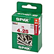 Spax Vijak z lečasto glavo  (4 x 25 mm, Pocinkano, 75 kos, TX za pogone Torx) | 1046 - Mehrzweckschrauben verpackt | AADB - Schrauben verpackt | AAD - Kleineisenwaren | AA - Eisenwaren | A - Eisenwaren | BAUHAUS