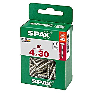 Spax Vijak z lečasto glavo (4 x 30 mm, Pocinkano, 60 kos, TX za pogone Torx)