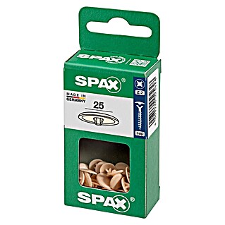 Spax Pokrivni čep za križne reže Z2 (PZ 2, Bež, 25 kos)
