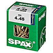 Spax Univerzalni vijak  (4 x 45 mm, Celotni navoj, 100 kos) | 1046 - Mehrzweckschrauben verpackt | AADB - Schrauben verpackt | AAD - Kleineisenwaren | AA - Eisenwaren | A - Eisenwaren | BAUHAUS