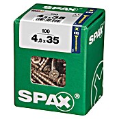 Spax Univerzalni vijak  (4,5 x 35 mm, Celotni navoj, 100 kos) | 1046 - Mehrzweckschrauben verpackt | AADB - Schrauben verpackt | AAD - Kleineisenwaren | AA - Eisenwaren | A - Eisenwaren | BAUHAUS