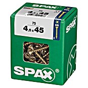 Spax Univerzalni vijak  (4,5 x 45 mm, Celotni navoj, 75 kos) | 1046 - Mehrzweckschrauben verpackt | AADB - Schrauben verpackt | AAD - Kleineisenwaren | AA - Eisenwaren | A - Eisenwaren | BAUHAUS
