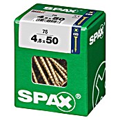 Spax Univerzalni vijak  (4,5 x 50 mm, Celotni navoj, 75 kos) | 1046 - Mehrzweckschrauben verpackt | AADB - Schrauben verpackt | AAD - Kleineisenwaren | AA - Eisenwaren | A - Eisenwaren | BAUHAUS