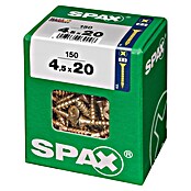 Spax Univerzalni vijak  (4,5 x 20 mm, Celotni navoj, 150 kos) | 1046 - Mehrzweckschrauben verpackt | AADB - Schrauben verpackt | AAD - Kleineisenwaren | AA - Eisenwaren | A - Eisenwaren | BAUHAUS