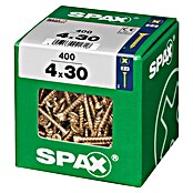 Spax Univerzalni vijak  (4 x 30 mm, Celotni navoj, 400 kos) | 1046 - Mehrzweckschrauben verpackt | AADB - Schrauben verpackt | AAD - Kleineisenwaren | AA - Eisenwaren | A - Eisenwaren | BAUHAUS