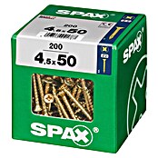 Spax Univerzalni vijak  (4,5 x 50 mm, Celotni navoj, 200 kos) | 1046 - Mehrzweckschrauben verpackt | AADB - Schrauben verpackt | AAD - Kleineisenwaren | AA - Eisenwaren | A - Eisenwaren | BAUHAUS