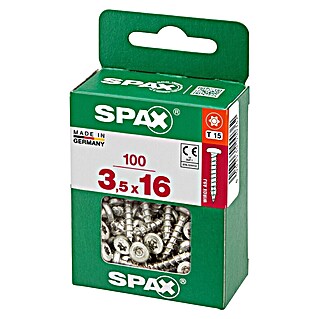 Spax Vijak z lečasto glavo (3,5 x 16 mm, Pocinkano, 100 kos, TX za pogone Torx)