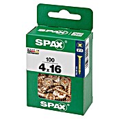 Spax Univerzalni vijak  (4 x 16 mm, Celotni navoj, 100 kos) | 1046 - Mehrzweckschrauben verpackt | AADB - Schrauben verpackt | AAD - Kleineisenwaren | AA - Eisenwaren | A - Eisenwaren | BAUHAUS