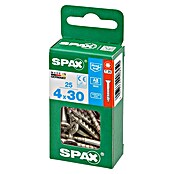 Spax T-Star plus Vijak z vgrezno glavo nerjaveči  (Ø x Do: 4 x 30 mm, Nerjavno jeklo, 25 kos, Delni navoj) | 1046 - Mehrzweckschrauben verpackt | AADB - Schrauben verpackt | AAD - Kleineisenwaren | AA - Eisenwaren | A - Eisenwaren | BAUHAUS
