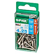 Spax T-Star plus Vijak z vgrezno glavo nerjaveči  (Ø x Do: 4 x 25 mm, Nerjavno jeklo, 25 kos, Delni navoj) | 1046 - Mehrzweckschrauben verpackt | AADB - Schrauben verpackt | AAD - Kleineisenwaren | AA - Eisenwaren | A - Eisenwaren | BAUHAUS