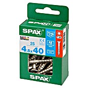 Spax T-Star plus Vijak z vgrezno glavo nerjaveči  (Ø x Do: 4,5 x 40 mm, Nerjavno jeklo, 25 kos, Delni navoj) | 1046 - Mehrzweckschrauben verpackt | AADB - Schrauben verpackt | AAD - Kleineisenwaren | AA - Eisenwaren | A - Eisenwaren | BAUHAUS