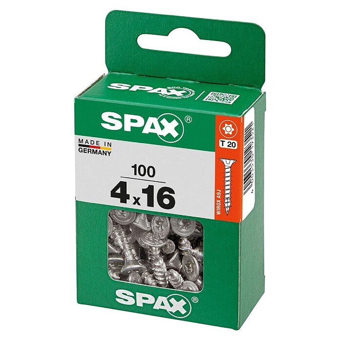 Spax T-Star plus Univerzalni vijak T-Star plus  (Ø x Do: 4 x 16 mm, Površina WIROX, T-Star plus, 100 kos) | 1046 - Mehrzweckschrauben verpackt | AADB - Schrauben verpackt | AAD - Kleineisenwaren | AA - Eisenwaren | A - Eisenwaren | BAUHAUS