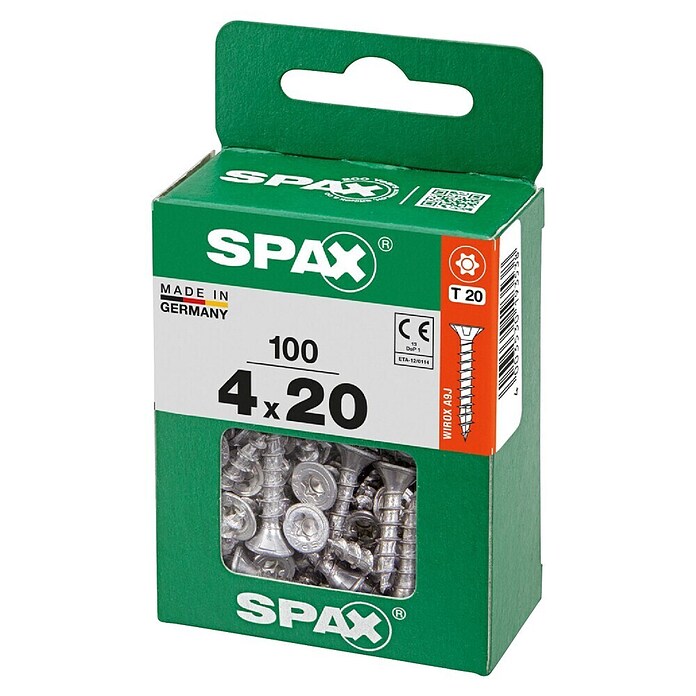 Spax T-Star plus Univerzalni vijak T-Star plus  (Ø x Do: 4 x 20 mm, Površina WIROX, T-Star plus, 100 kos) | 1046 - Mehrzweckschrauben verpackt | AADB - Schrauben verpackt | AAD - Kleineisenwaren | AA - Eisenwaren | A - Eisenwaren | BAUHAUS