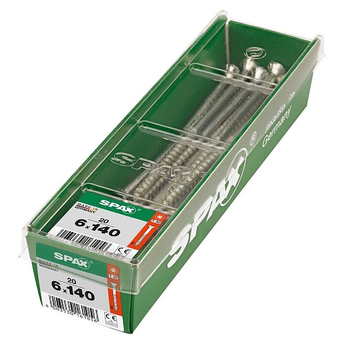 Spax T-Star plus Univerzalni vijak T-Star plus  (Ø x Do: 6 x 140 mm, Površina WIROX, T-Star plus, 20 kos) | 1046 - Mehrzweckschrauben verpackt | AADB - Schrauben verpackt | AAD - Kleineisenwaren | AA - Eisenwaren | A - Eisenwaren | BAUHAUS