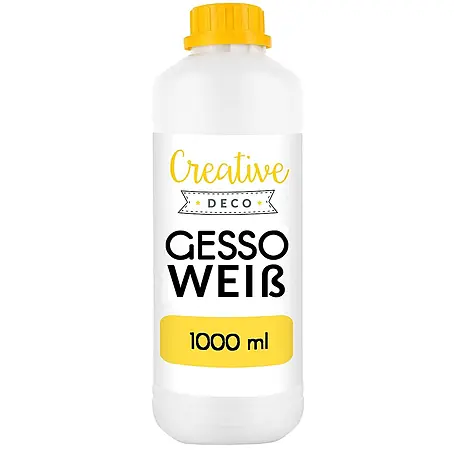 Creative Deco  Speziallack Gesso Weiß 1000ml