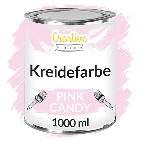 Creative Deco  Speziallack Kreidefarbe für Möbel Rosa