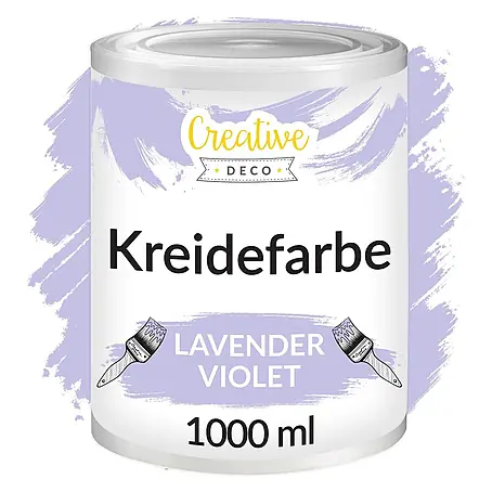 Creative Deco  Speziallack Kreidefarbe für Möbel Violett