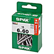 Spax T-Star plus Univerzalni vijak T-Star plus  (Ø x Do: 6 x 60 mm, Površina WIROX, T-Star plus, 15 kos) | 1046 - Mehrzweckschrauben verpackt | AADB - Schrauben verpackt | AAD - Kleineisenwaren | AA - Eisenwaren | A - Eisenwaren | BAUHAUS